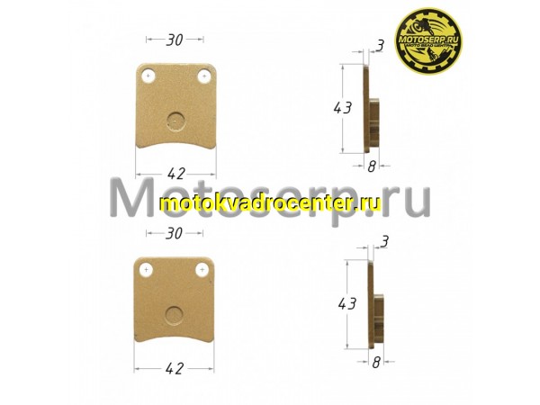 Купить  Колодки тормозные диск  Honda DIO, TACT (пер) TTR125, BSE125 (зад), Kayo TOR, 400/800Hisun (комп) (MM 10650 (Regul YL-F007 (ML 11961 (TATA 10025970 купить с доставкой по Москве и России, цена, технические характеристики, комплектация фото  - motoserp.ru