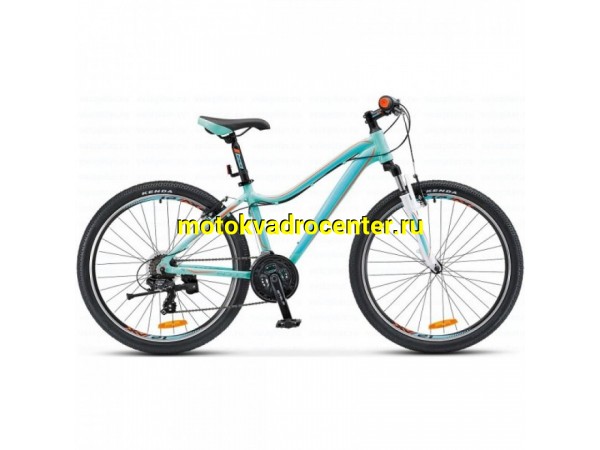 Купить  ====26" STELS MISS-6000 V (Стелс Мисс-6000) 26"; 21ск; рама-алюминий; тормоз-V-Brake; дв.обод; передн аморт (шт) купить с доставкой по Москве и России, цена, технические характеристики, комплектация фото  - motoserp.ru