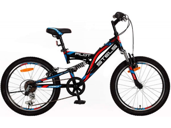 Купить  ====20" STELS MUSTANG V (Стелс Мустанг) 20"; 6ск; рама-сталь; тормоз-V/Brake; двухподвес (шт) купить с доставкой по Москве и России, цена, технические характеристики, комплектация фото  - motoserp.ru