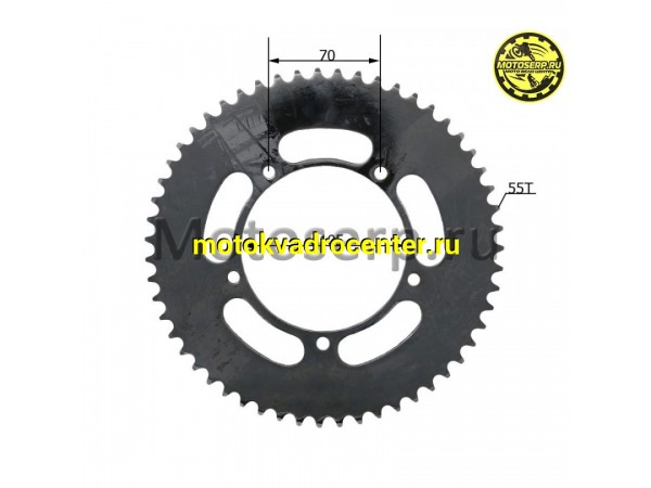 Купить  Звезда ведомая голая (венец) (420-55) (420-55T D-105mm, 5x70mm) Trigger (шт) (0 купить с доставкой по Москве и России, цена, технические характеристики, комплектация фото  - motoserp.ru