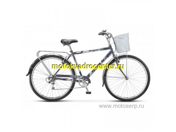 Купить  28" STELS NAVIGATOR-350 (Gent) (Стелс Навигатор-350) (Муж) 28"; 7ск; рама-сталь; тормоз-V-Brake; вилка стальная-жесткая; дв.обод (шт) купить с доставкой по Москве и России, цена, технические характеристики, комплектация фото  - motoserp.ru