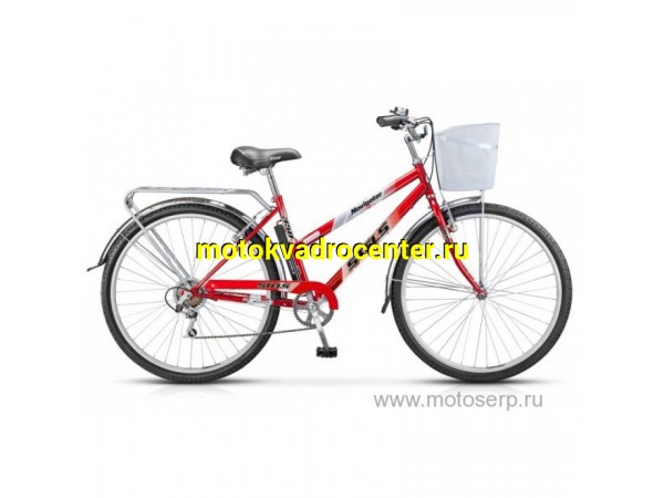 Купить  28" STELS NAVIGATOR-350 (Lady) (Стелс Навигатор-350) (Жен) 28"; 7ск; рама-сталь; тормоз-V-Brake; дв.обод (шт) купить с доставкой по Москве и России, цена, технические характеристики, комплектация фото  - motoserp.ru