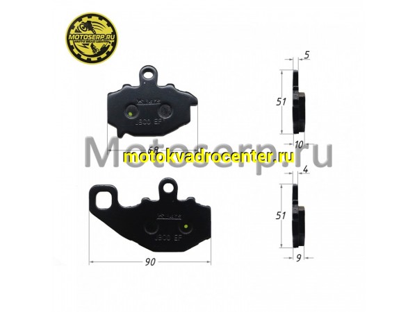 Купить  Колодки тормозные диск CF 650NK (задние) KAWASAKI аналог FA192 (пар) (MP A000-0802B0 (Regul 101674 купить с доставкой по Москве и России, цена, технические характеристики, комплектация фото  - motoserp.ru