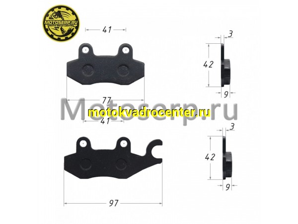 Купить  Колодки тормозные диск TTR250-2 (передн.), GR1 (передн.) (пар) (R1 (ANKON 00 96 06 (MT K-5060 (MOTO-SKUTER 4377 купить с доставкой по Москве и России, цена, технические характеристики, комплектация фото  - motoserp.ru