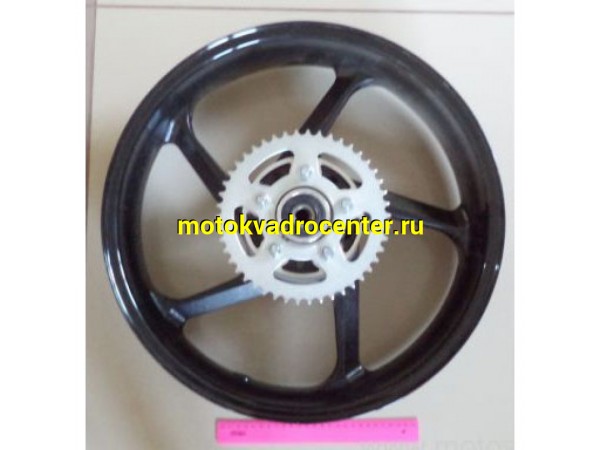 Купить  Колесо 17" заднее (диск колеса) литое 4,00-17"  5 лучей FALCON SPEEDFIRE 250cc (RF20903А)со звездой (шт)  (MM 92224 купить с доставкой по Москве и России, цена, технические характеристики, комплектация фото  - motoserp.ru