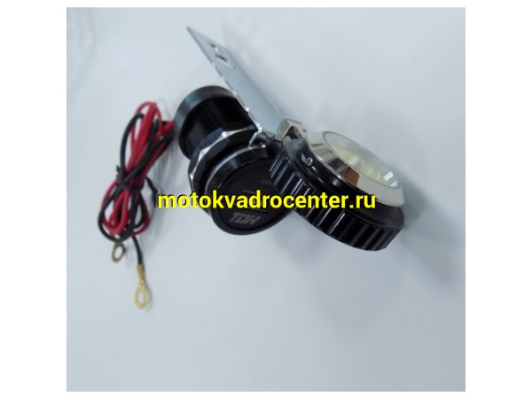 Купить  Прикуриватель для мотоцикла с USB входом и часами на крышке (без гнезда прикуревателя)  (шт) (MM 94088 купить с доставкой по Москве и России, цена, технические характеристики, комплектация фото  - motoserp.ru