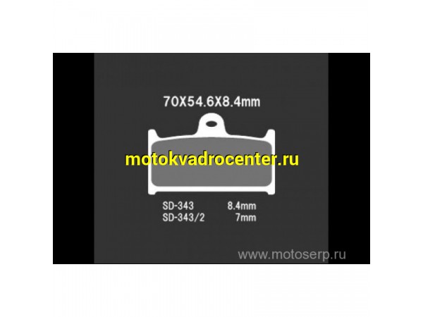 Купить  Тормозные колодки VD 343/2JL  00388 VESRAH дисковые JP (компл) (MRM купить с доставкой по Москве и России, цена, технические характеристики, комплектация фото  - motoserp.ru