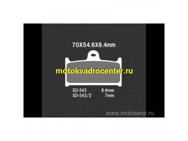 Купить  Тормозные колодки VD 343JL 00386 VESRAH дисковые JP (компл) (MRM купить с доставкой по Москве и России, цена, технические характеристики, комплектация фото  - motoserp.ru