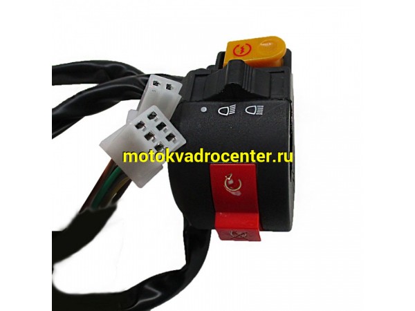 Купить  Переключатели руля (ПК) блок переключателя (6+2) KAYO T2, T4  (с 2014г) (лев) (шт) (ML 7128 купить с доставкой по Москве и России, цена, технические характеристики, комплектация фото  - motoserp.ru