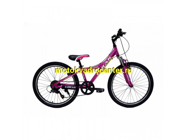 Купить  20" скоростной LORAK JUNIOR 206 (Girl) (Лорак Джуниор) (Жен) 20"; 6ск; рама-алюминий; тормоз-V-Brake (шт)  купить с доставкой по Москве и России, цена, технические характеристики, комплектация фото  - motoserp.ru