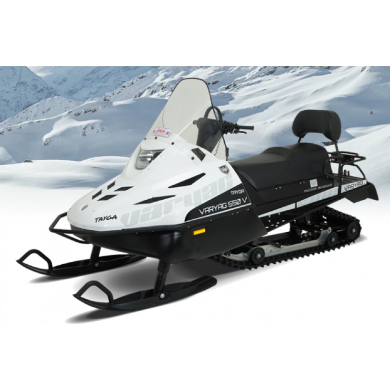 Купить  Снегоход RM ТАЙГА ВАРЯГ 550 V 553cc,  2-хтакт., возд. охлажд., 55 л.с,  (С ПСМ)  БЕЗ АКБ  (шт) купить с доставкой по Москве и России, цена, технические характеристики, комплектация фото  - motoserp.ru