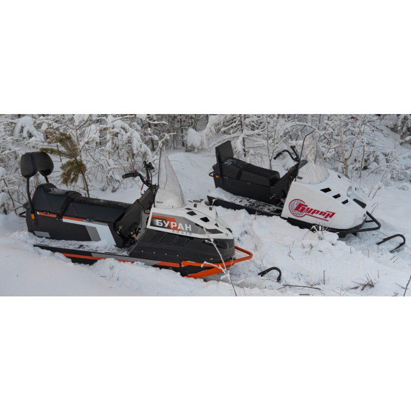 Купить  Снегоход RM БУРАН А 635cc, 2-хтакт., возд. охлажд., без эл.старт.,34 л.с. (С ПСМ) БЕЗ АКБ (шт) купить с доставкой по Москве и России, цена, технические характеристики, комплектация фото  - motoserp.ru