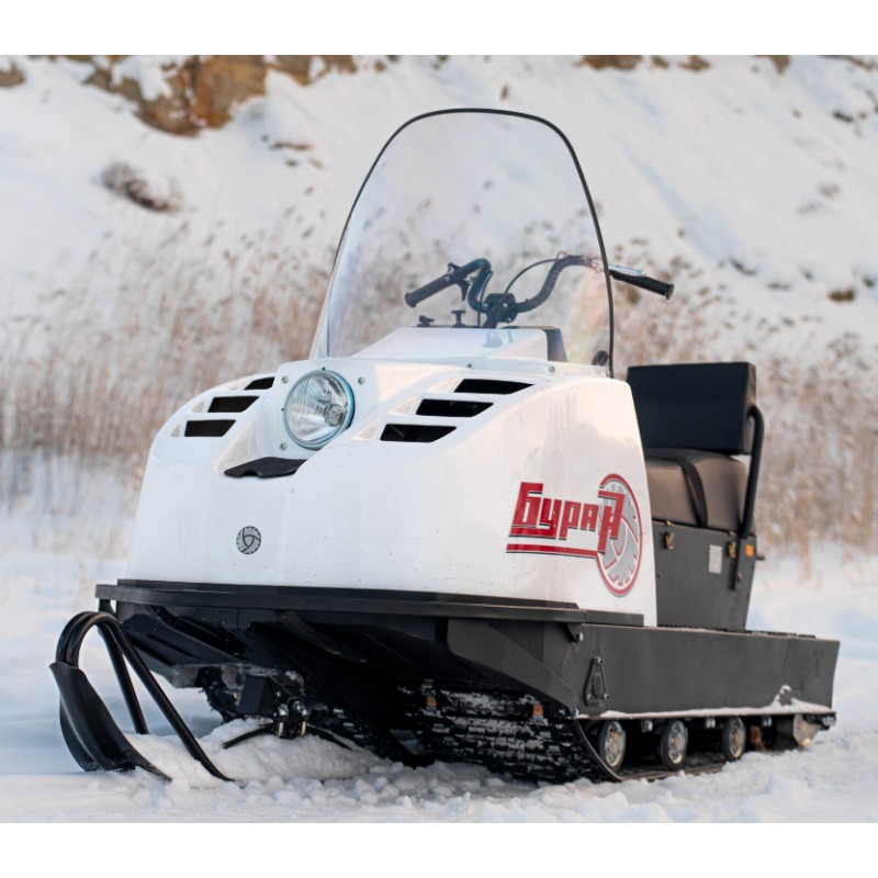 Купить  Снегоход RM БУРАН А 635cc, 2-хтакт., возд. охлажд., без эл.старт.,34 л.с. (С ПСМ) БЕЗ АКБ (шт) купить с доставкой по Москве и России, цена, технические характеристики, комплектация фото  - motoserp.ru