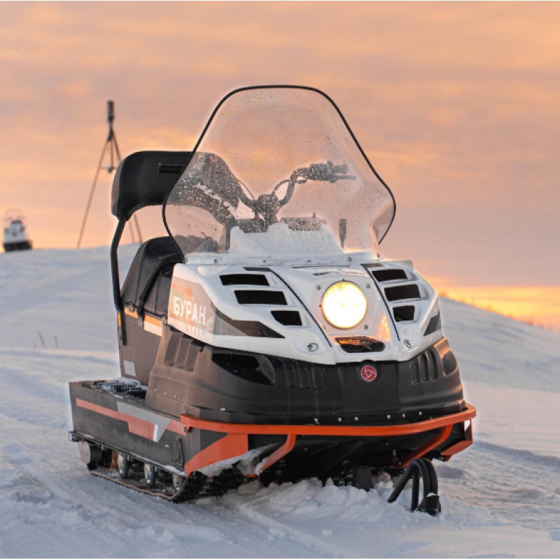 Купить  Снегоход RM БУРАН А 635cc, 2-хтакт., возд. охлажд., без эл.старт.,34 л.с. (С ПСМ) БЕЗ АКБ (шт) купить с доставкой по Москве и России, цена, технические характеристики, комплектация фото  - motoserp.ru