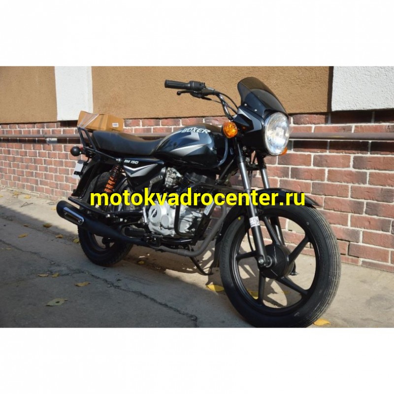 Купить  Мотоцикл BAJAJ Boxer bm 150 x цена характеристики запчасти доставка фото  - motoserp.ru