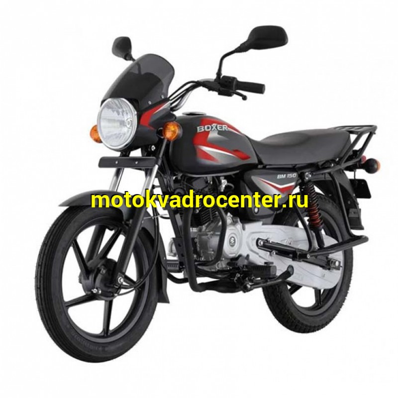 Купить  Мотоцикл BAJAJ Boxer bm 150 x цена характеристики запчасти доставка фото  - motoserp.ru