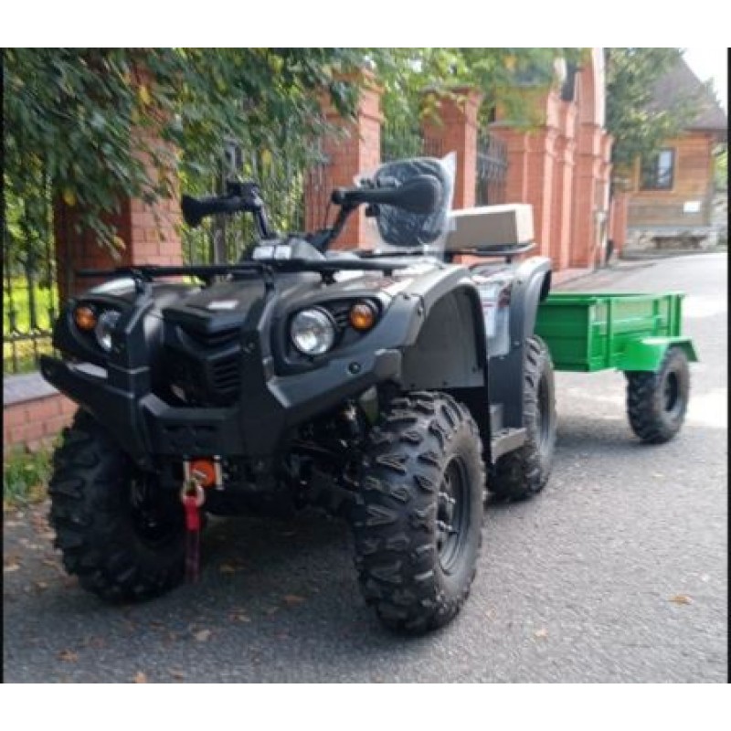 Купить  Прицеп металический для сцепки с ATV 1350х1050х325 мм, 300кг, фаркоп, колеса 8  (шт) (MM 96779 купить с доставкой по Москве и России, цена, технические характеристики, комплектация фото  - motoserp.ru