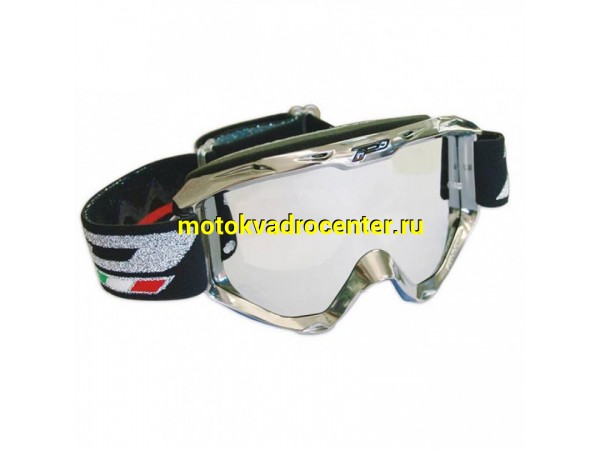 Купить  Очки мото Кросс PROGRIP 3450CH, цвет Хром TOP CHROME в комплекте с LS. 3298 31-03511 JP (шт) купить с доставкой по Москве и России, цена, технические характеристики, комплектация фото  - motoserp.ru