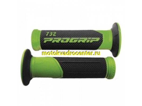 Купить  Ручки руля (грипсы) PROGRIP 732 DUO DENSITY 22-25мм/125мм, цвет Зеленый 11-01294 JP (компл) (DK  купить с доставкой по Москве и России, цена, технические характеристики, комплектация фото  - motoserp.ru