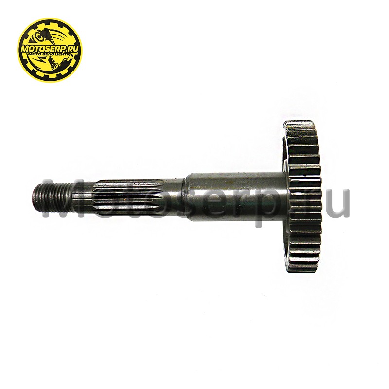 Купить  Шестерня - вал редукт вторичный Yamaha JOG50 (L=126 mm) c шестерней (42Т,16T) (шт) (0 купить с доставкой по Москве и России, цена, технические характеристики, комплектация фото  - motoserp.ru