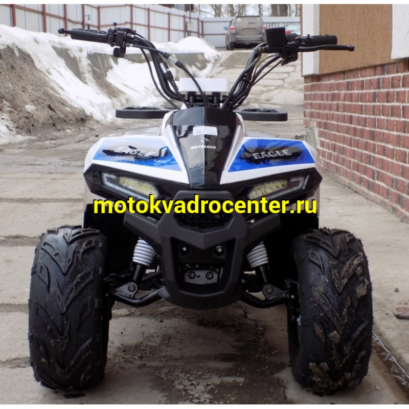 Купить  110cc Квадроцикл Motoland NEW EAGLE-110 110сс, утилит,детск. 6-10 лет, колеса 7", реверс,торм. диск/барабан. (шт) (ML 9535 купить с доставкой по Москве и России, цена, технические характеристики, комплектация фото  - motoserp.ru