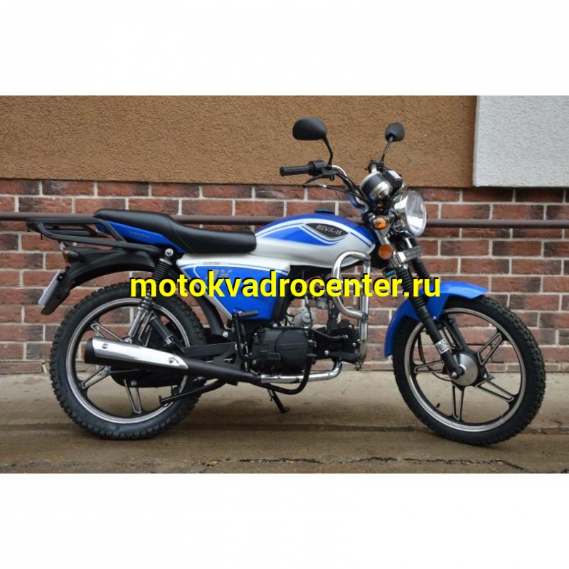 Купить  Мопед VENTO RIVA -II RX 50 NEW увелич. мощность (Венто Рива эр икс 50) 4Т; 50cc;  колеса 17"литые; 4пер, эл. старт;  хром. тахом (зал)(шт) 0125 (Vento купить с доставкой по Москве и России, цена, технические характеристики, комплектация фото  - motoserp.ru