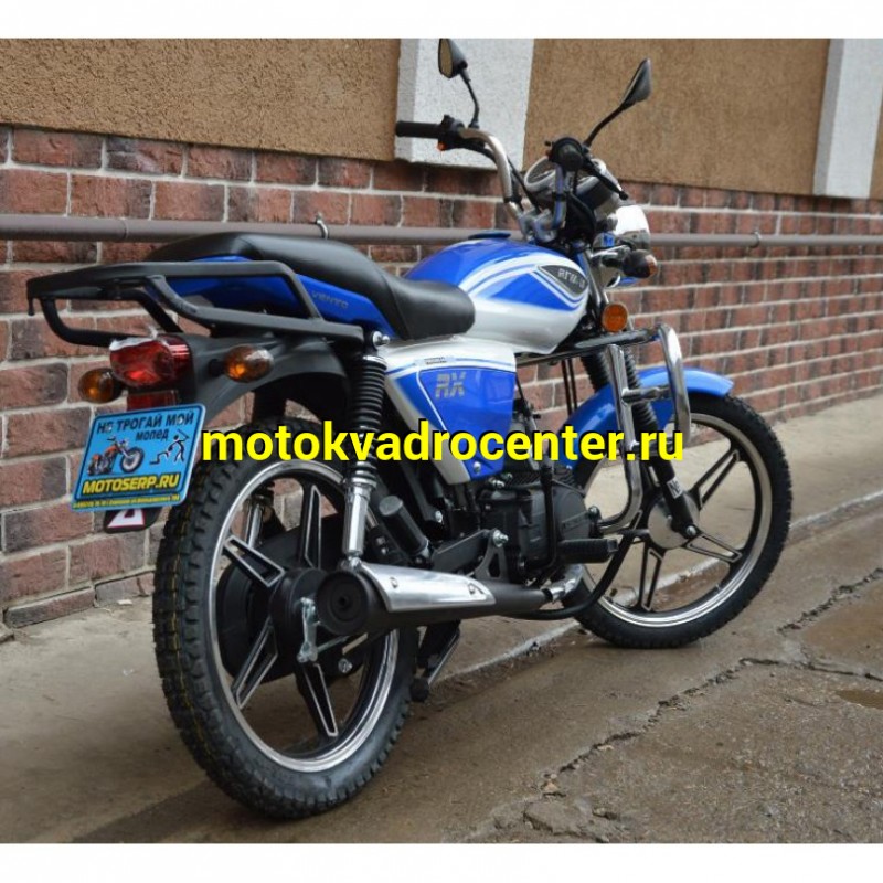 Купить  Мопед VENTO RIVA -II RX 50 NEW увелич. мощность (Венто Рива эр икс 50) 4Т; 50cc;  колеса 17"литые; 4пер, эл. старт;  хром. тахом (зал)(шт) 0125 (Vento купить с доставкой по Москве и России, цена, технические характеристики, комплектация фото  - motoserp.ru