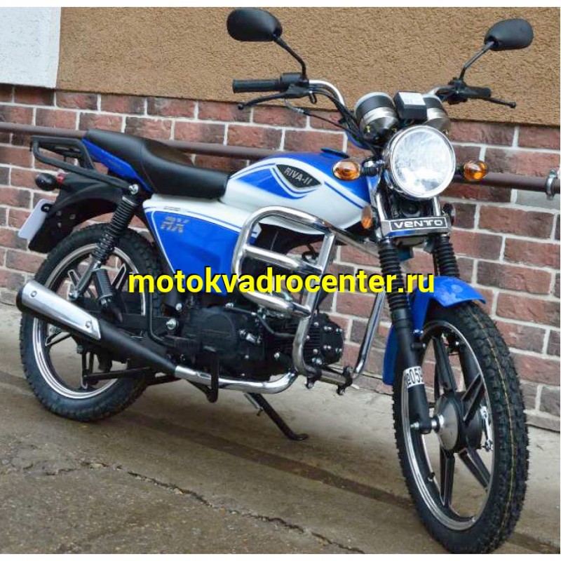 Купить  Мопед VENTO RIVA -II RX 50 NEW увелич. мощность (Венто Рива эр икс 50) 4Т; 50cc;  колеса 17"литые; 4пер, эл. старт;  хром. тахом (зал)(шт) 0125 (Vento купить с доставкой по Москве и России, цена, технические характеристики, комплектация фото  - motoserp.ru