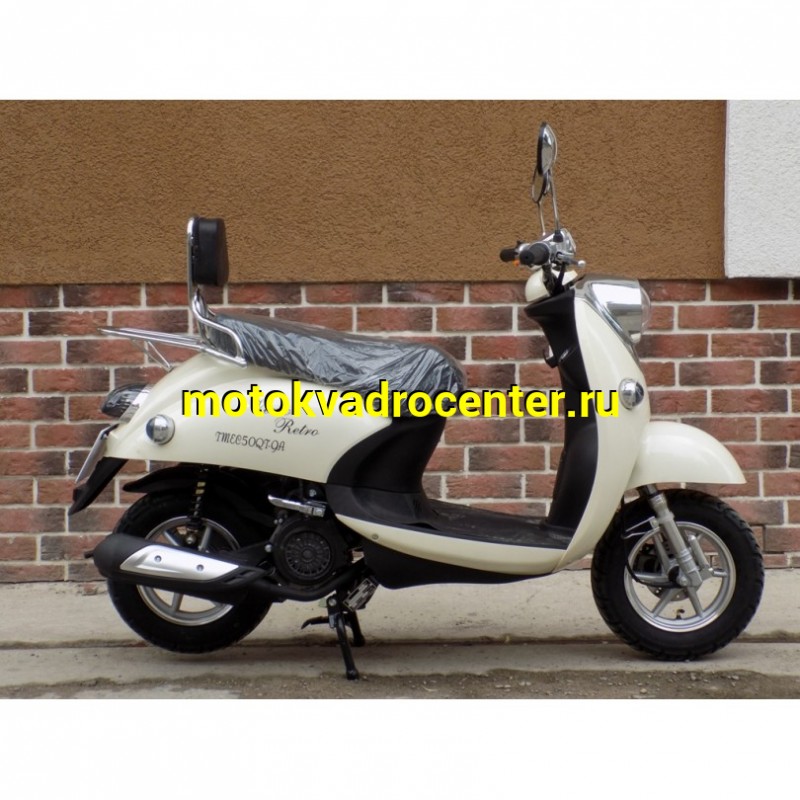 Купить  Скутер VENTO RETRO (Венто Ретро) 50cc; 1,5 местный, 4Т, возд. охлажд., диск/барабан, кол. 10"/10"(зал) (шт) 01500 (Vento купить с доставкой по Москве и России, цена, технические характеристики, комплектация фото  - motoserp.ru