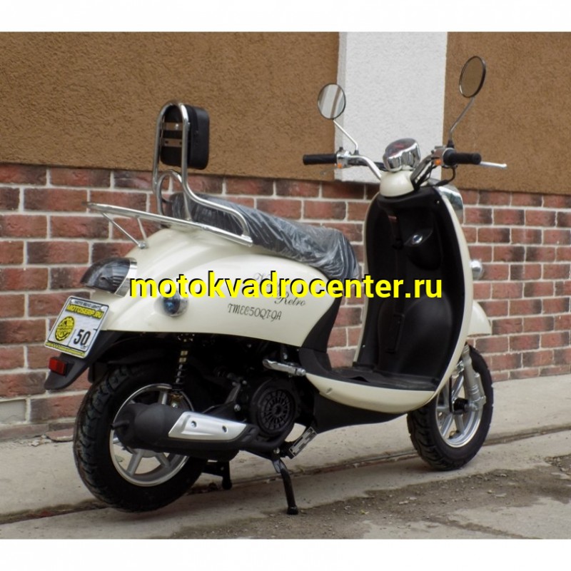 Купить  Скутер VENTO RETRO (Венто Ретро) 50cc; 1,5 местный, 4Т, возд. охлажд., диск/барабан, кол. 10"/10"(зал) (шт) 01500 (Vento купить с доставкой по Москве и России, цена, технические характеристики, комплектация фото  - motoserp.ru