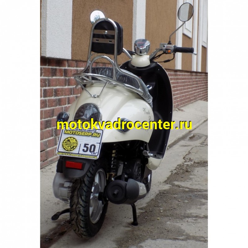 Купить  Скутер VENTO RETRO (Венто Ретро) 50cc; 1,5 местный, 4Т, возд. охлажд., диск/барабан, кол. 10"/10"(зал) (шт) 01500 (Vento купить с доставкой по Москве и России, цена, технические характеристики, комплектация фото  - motoserp.ru