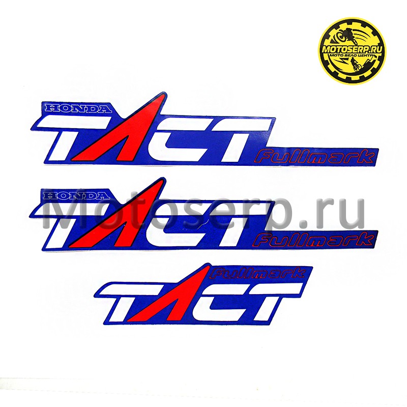 Купить  Наклейки (набор) Tact  (3шт) (5х24) (шт) (0 купить с доставкой по Москве и России, цена, технические характеристики, комплектация фото  - motoserp.ru