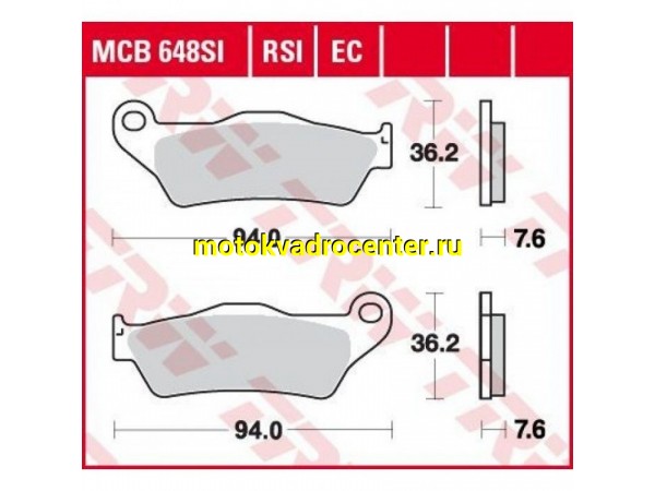 Купить  Колодки тормозные VD 947JL/mcb648si TRW дисковые KTM JP (компл)  купить с доставкой по Москве и России, цена, технические характеристики, комплектация фото  - motoserp.ru