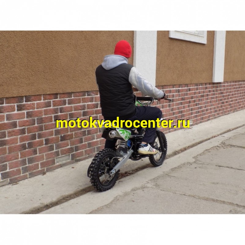 Купить  Питбайк Motoland APEX 10 зеленый (спортинв), 14/12, 4Т, 110cc, АВТОМАТ, эл-стартер, диск/диск (шт) (ML 11007 купить с доставкой по Москве и России, цена, технические характеристики, комплектация фото  - motoserp.ru