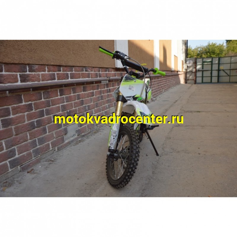 Купить  Питбайк Motoland APEX 10 зеленый (спортинв), 14/12, 4Т, 110cc, АВТОМАТ, эл-стартер, диск/диск (шт) (ML 11007 купить с доставкой по Москве и России, цена, технические характеристики, комплектация фото  - motoserp.ru