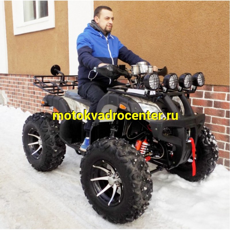 Купить  250cc Квадроцикл GRIZZLY 250 КАРДАН (Гризли 250) 250сс, утил.,мех.КПП, КАРДАН! ,жидк.охл!, диск./диск, литые 12"/12"! лебедка! приборы (шт) (Li-Ya купить с доставкой по Москве и России, цена, технические характеристики, комплектация фото  - motoserp.ru