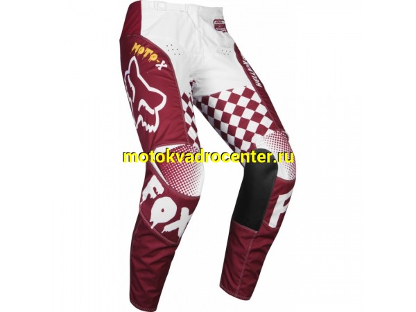 Купить  Штаны для мотокросса Fox 180 Czar Pant Cardinal W28 (21731-465-28) (шт) (Fox Н60396 купить с доставкой по Москве и России, цена, технические характеристики, комплектация фото  - motoserp.ru