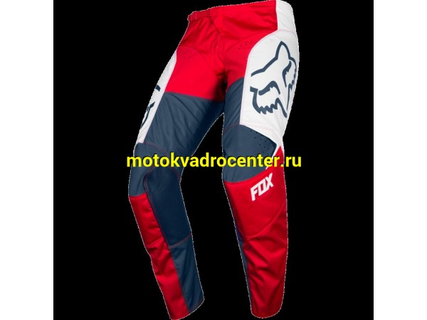 Купить  Штаны для мотокросса Fox 180 Przm Pant Navy/Red W30 (21729-248-30) (шт) (Fox Н58424 купить с доставкой по Москве и России, цена, технические характеристики, комплектация фото  - motoserp.ru