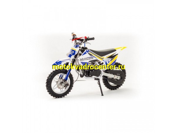 Купить  Питбайк Motoland XT50 минимото, миникросс ДЕТСКИЙ, 2Т, 50сс, руч. старт, кол. 10/10", 2.7 л.с (шт) (ML 11402 купить с доставкой по Москве и России, цена, технические характеристики, комплектация фото  - motoserp.ru