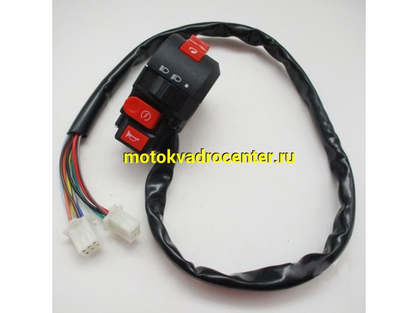 Купить  Переключатели руля (ПК) блок переключателя (6+4) ATV150-250cc (5+4 пров) ALL ROAD/ADVENTURE (левый) (шт)  (ML 13967 купить с доставкой по Москве и России, цена, технические характеристики, комплектация фото  - motoserp.ru