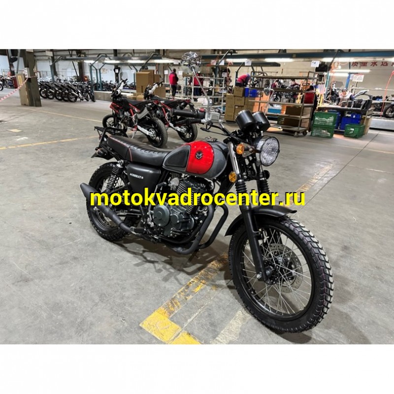 Купить  Мотоцикл ММ COMBAT SCRAMBLER 400 (Комбат 400)  397cc , (с ПТС)  4Т, 4клап., 5ск, кол. 19"/18" он же GEON BULLET 400, SHINERAY 400, MASH 500 (зал) (шт) купить с доставкой по Москве и России, цена, технические характеристики, комплектация фото  - motoserp.ru