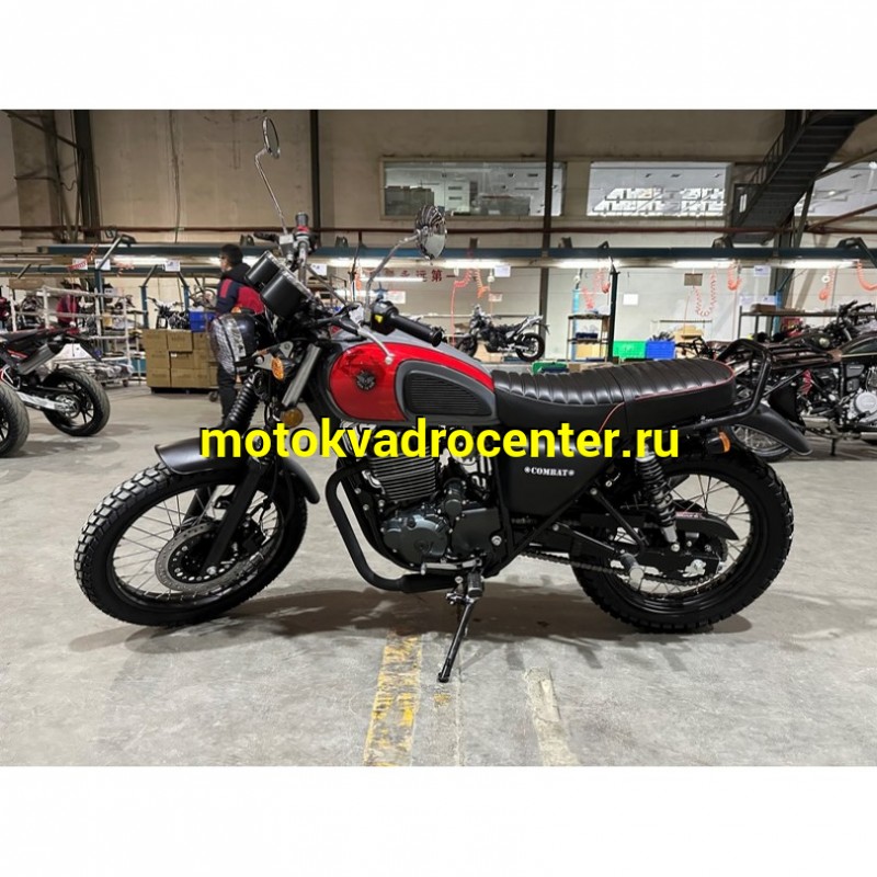 Купить  Мотоцикл ММ COMBAT SCRAMBLER 400 (Комбат 400)  397cc , (с ПТС)  4Т, 4клап., 5ск, кол. 19"/18" он же GEON BULLET 400, SHINERAY 400, MASH 500 (зал) (шт) купить с доставкой по Москве и России, цена, технические характеристики, комплектация фото  - motoserp.ru