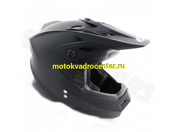 Купить  Шлем Кросс Ataki MX801 Solid   черный матовый р-р L  1150гр (шт)  (SM 020229-880-7957 купить с доставкой по Москве и России, цена, технические характеристики, комплектация фото  - motoserp.ru