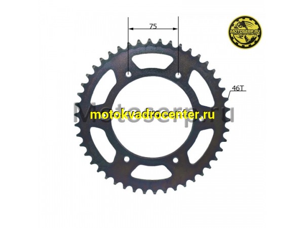 Купить  Звезда ведомая голая (венец) (520-46) (520-46T D-125mm, 6x75mm) Avantis Enduro 250 (шт) (AVANTIS 12986 купить с доставкой по Москве и России, цена, технические характеристики, комплектация фото  - motoserp.ru