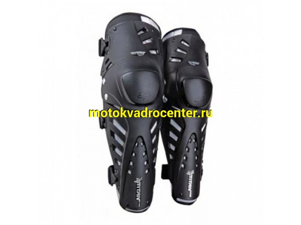 Купить  Наколенники Fox Titan Pro Knee/Shin Guard Black (06192-001-OS) (пар) (Fox Н20062   купить с доставкой по Москве и России, цена, технические характеристики, комплектация фото  - motoserp.ru