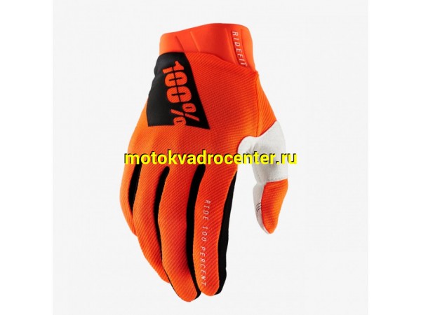 Купить  Перчатки 100% Ridefit Glove Fluo Orange XL 2025 (10010-00008) (пар) (Fox УТ-00022179 купить с доставкой по Москве и России, цена, технические характеристики, комплектация фото  - motoserp.ru