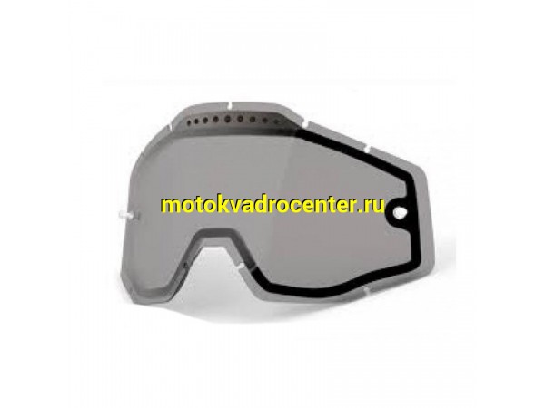 Купить  Стекло для очков сменное (линза) 100% Racecraft/Accuri/Strata Vented Dual Pane Lens Anti-Fog Smoke (51006-007-02) (шт) (Fox Н29807 купить с доставкой по Москве и России, цена, технические характеристики, комплектация фото  - motoserp.ru