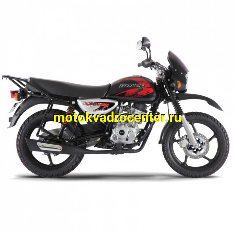 Купить  Мотоцикл BAJAJ BOXER BM 150X (disk) 4хтакт., 144,8сс, 5 СТУПЕНЧАТАЯ КПП ,17"/17", возд. охлажд. (зал) (шт) купить с доставкой по Москве и России, цена, технические характеристики, комплектация фото  - motoserp.ru