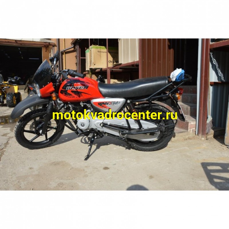 Купить  Мотоцикл BAJAJ BOXER BM 150X (disk) 4хтакт., 144,8сс, 5 СТУПЕНЧАТАЯ КПП ,17"/17", возд. охлажд. (зал) (шт) купить с доставкой по Москве и России, цена, технические характеристики, комплектация фото  - motoserp.ru