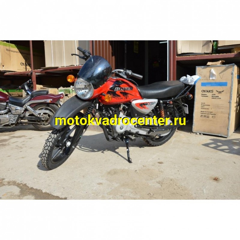 Купить  Мотоцикл BAJAJ BOXER BM 150X (disk) 4хтакт., 144,8сс, 5 СТУПЕНЧАТАЯ КПП ,17"/17", возд. охлажд. (зал) (шт) купить с доставкой по Москве и России, цена, технические характеристики, комплектация фото  - motoserp.ru